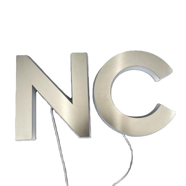 Factory Customization Backlit Letters Numbers And Letters Led Outdoor Sign 3d Led Sign