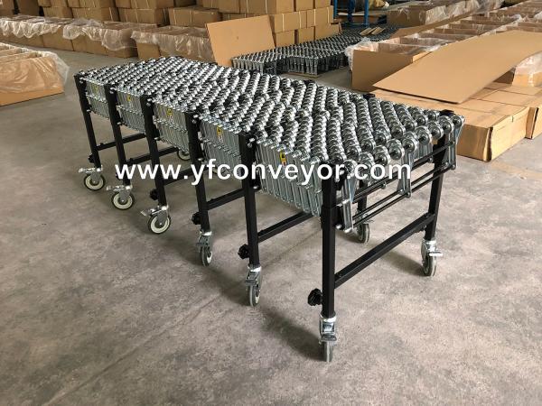 Heavy Duty Gravity Flexible Steel Skate Wheel Conveyor/Warehouse Loading Unloading Conveyor