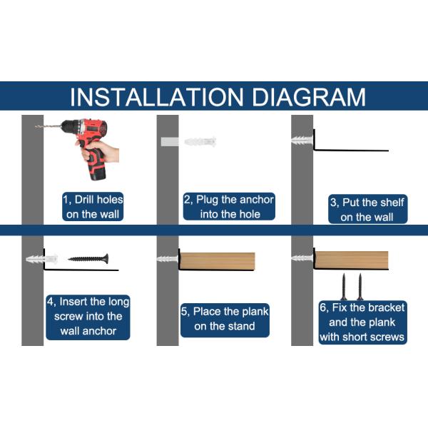 Нескладные стойки тяжеловесные литые железные полки скобки настенные установки
