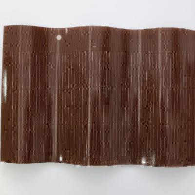 Customized Curved Solar Roof Tiles Max Fuse Current 25A BIPV Solar Panel Module 50W