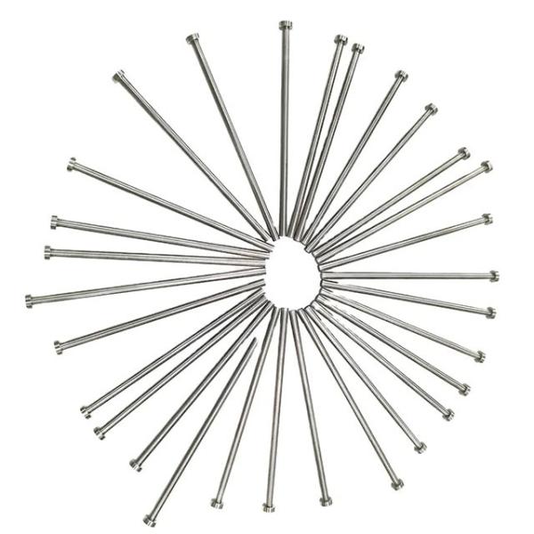 Precision Plastic Mould Parts Core Pins Injection Molding Thread Grinding For Medical