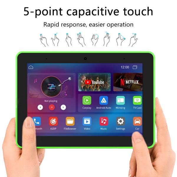8インチ壁掛けAndroidタブレットPC POE NFC wifi タッチスクリーン、4面LEDライト付き、スマートホーム、会議室予約、ホテルスケジュール用