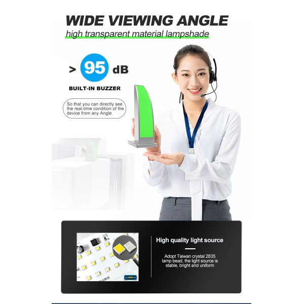 Feu de signalisation de tour personnalisé avec résistance à la corrosion et lampe LED avec une durée de vie de 70 000 heures