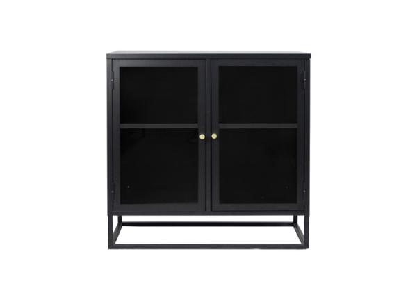 85cm Metal Frame 4 Glass Doors BSCI Modern Storage Chest