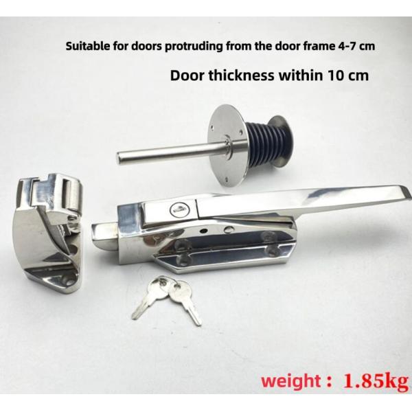 Portas do armazenamento frio do elevador da came, material branco do zinco da cor da prata das fechaduras da porta do armazenamento frio