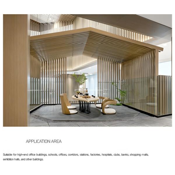 Decoração de parede 70 X 80 mm 50 X 65 mm Tecto de alumínio em forma de U Quadrado Chapas de alumínio de tecto Perfis de quadro