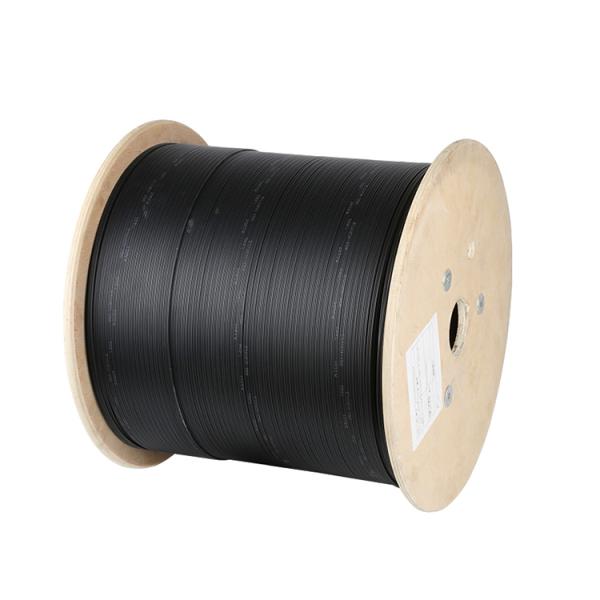 Self Supporting Steel Wire 2F G657A Outdoor FTTH Drop Cable
