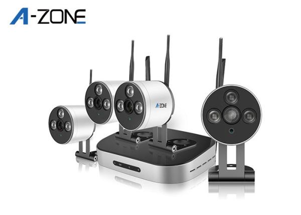 4 Camera Wireless Security System With nvr  , 1080p Cctv Kit Waterproof IP66