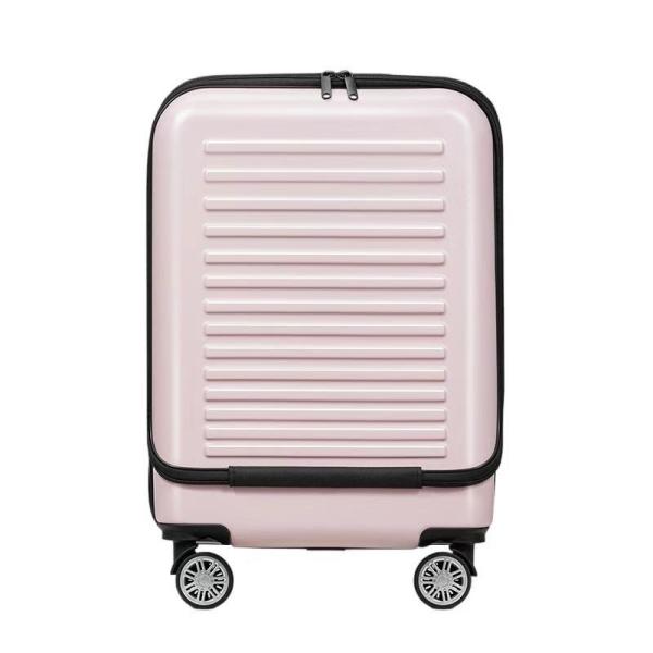 Sturdy Classic Concise Hardside Cabin Travel Luggage With Front Open Pocket