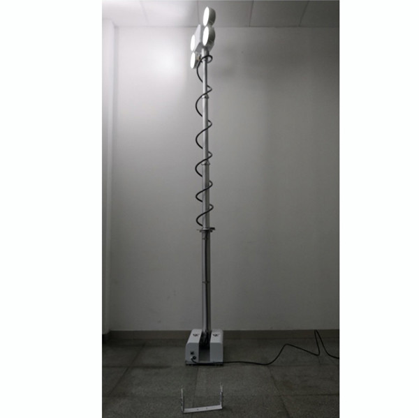 3.5m roof mast lighting-3.8m working height-remote control turn tilt system-LED