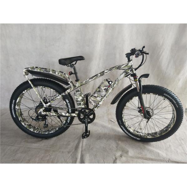Disc Brake 750W 48V Lithium Battery Adult E Bike Fat Tire Electric Bike 26 inch with Max Speed of 30-50Km/h