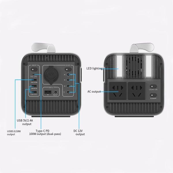 600 Вт 220 В чистая силовая станция синусовой волны, портативный энергосберегающий источник питания