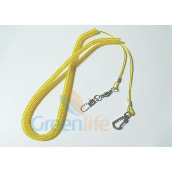 9.8ft Retractable Soft Fishing Rod Lanyard Coiled Strings Clear Plastic Rope