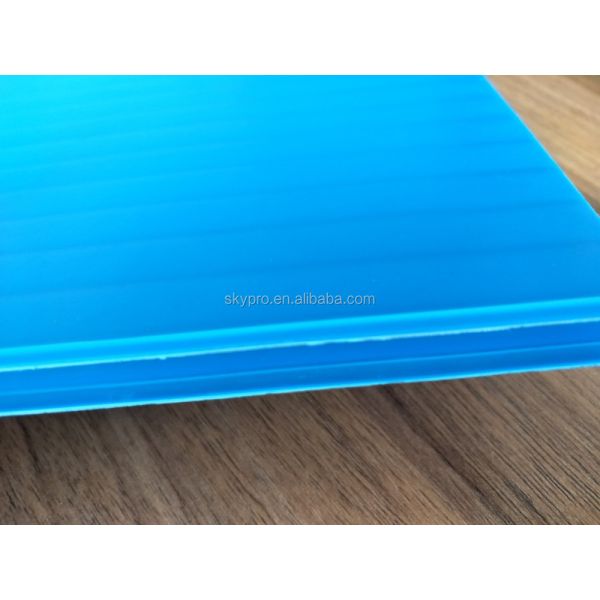 UV-proof Recyclable Waterproof Plastic Sheet Corrugated PP Sheet for Industrial Packaging