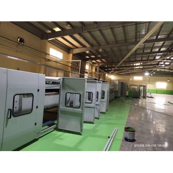 WJ150-1800 Одностенная двойная коругационная линия для ширины картонного картона A/B/C/E/F/BC