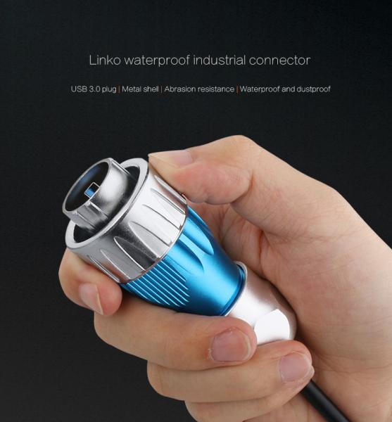 China Manufacturers Wholesale Multi USB IP68 Connector Cable Waterproof Mounting Part USB Connectors