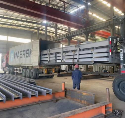 Q355B Gr50 S275JR Steel Industrial Buildings Weather Resistance