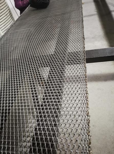 SUS201 Food Processing Herringbone Conveyor Belt Wire Mesh