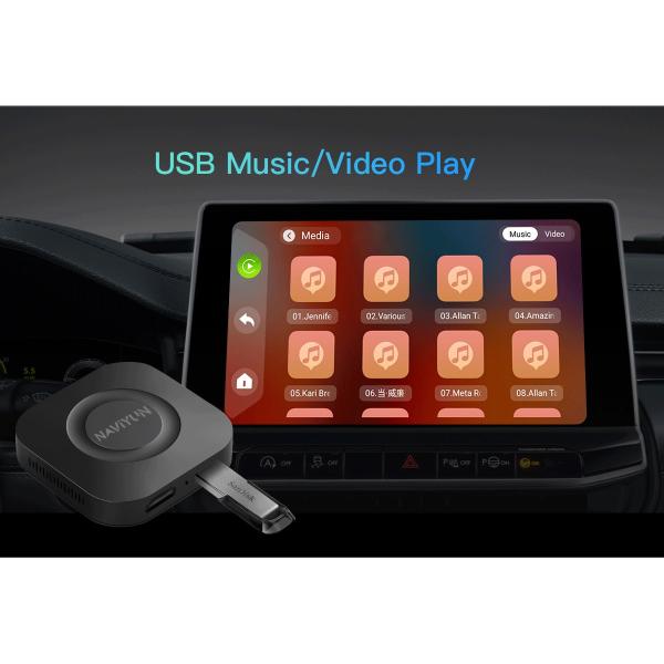 ABS PC беспроводный адаптер CarPlay для Toyota Mazda Volkswagen Peugeot Skoda KIA Android