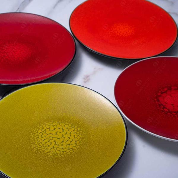 Porcelain 7.5 Inch 8.25 Inch 10.5 Inch Round Dinner Plate