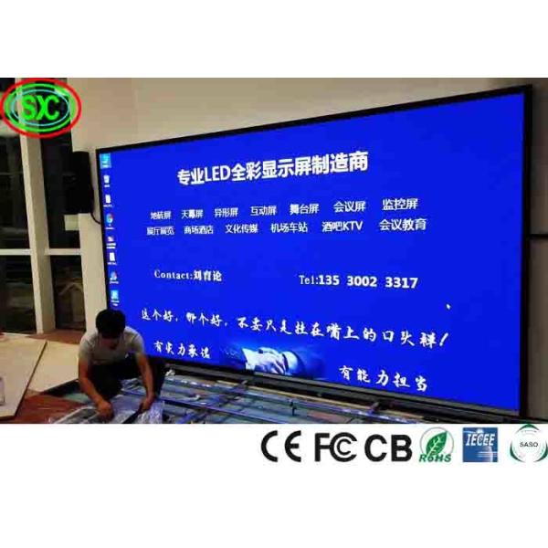 P2-P6 Interior portátil LED pared de vídeo de alta luminosidad publicidad pantalla LED HD