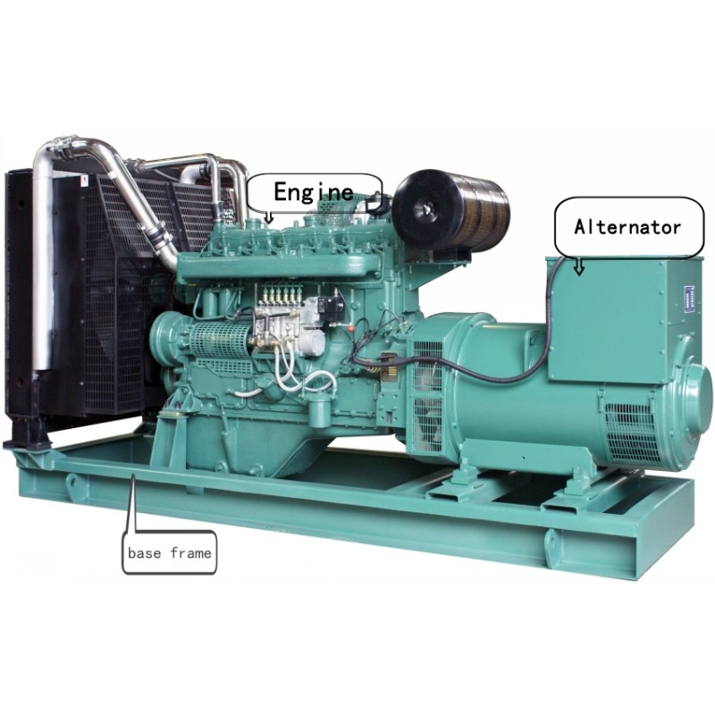 Down gen-set Less Fuel Comsuption 400KVA Diesel Generator With Cummins engine