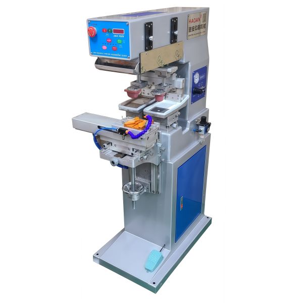 Two Color Semi Automatic Pad Printing Machine Pad Printing Equipment For Bottle