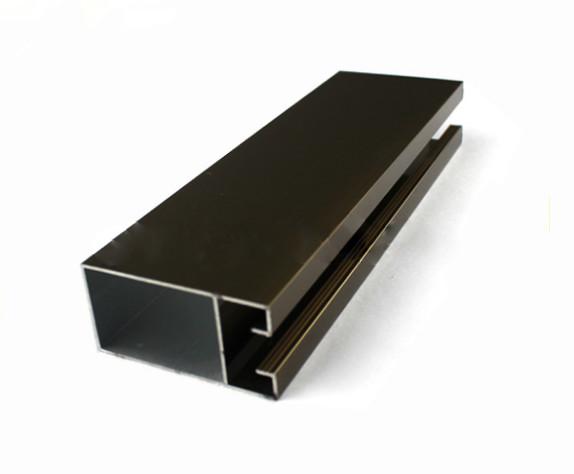 T3 do perfil de Champagne Color Aluminum Door Frame - T8 para as peças da janela de deslizamento