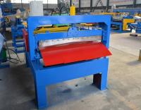 Control plateado de metal del Plc de la máquina 0.8m m de acero automática llena de la cortadora que corta
