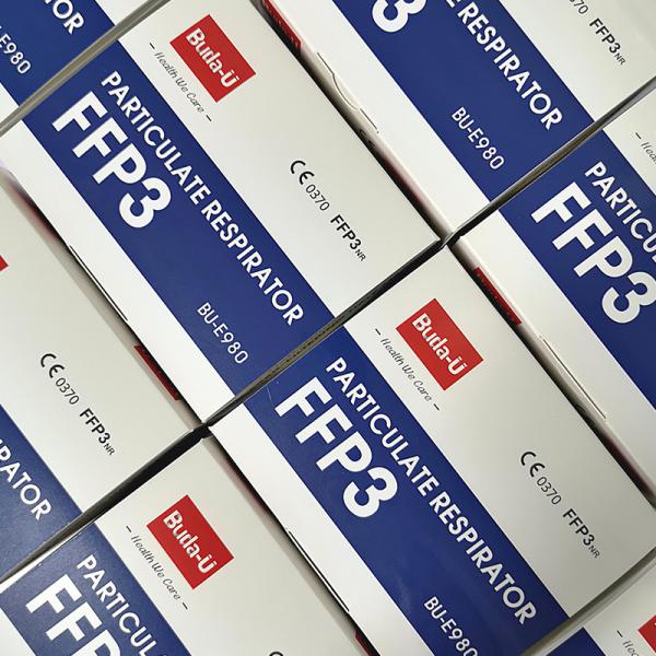 Earloops FFP3 Protective Mask , Particles Filtering Half Face Mask Respirator , FFP3 Face Mask 99% Filtration Efficiency