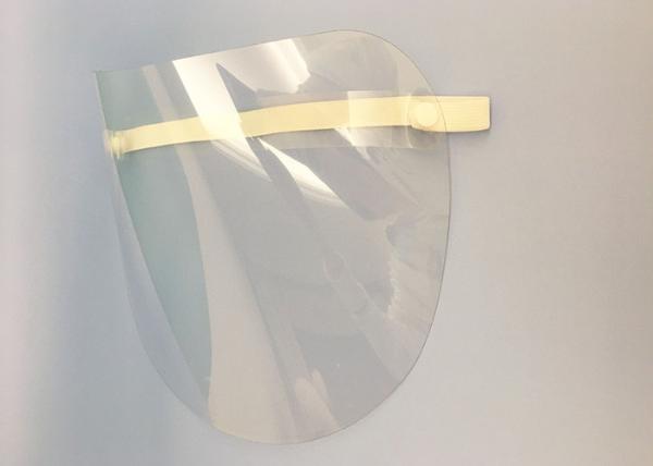 9.5x13.6x1 Medical Protective Retractable Anti Saliva Face Shield Hat Fog Free Face Shield