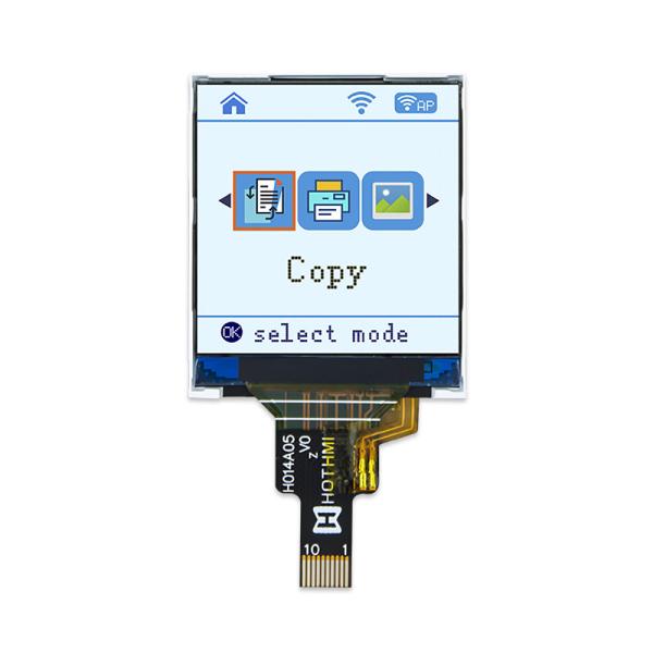 1.44 inch TFT LCD display square 128x128 pixel SPI ST7735 12-pin FFC ZIF connection