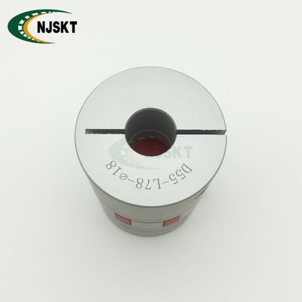 Aluminum Alloy Jaw Shaft Coupling 80mm Diameter 114mm Length Flexible Jaw Coupling