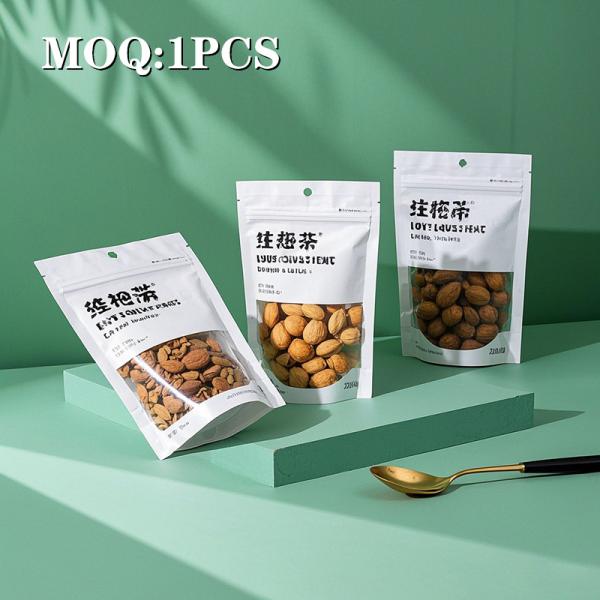 3.5g 7g 14g 28g Dry Flower Wholesale Stand Up Pouch Zipper Custom Mylar Food Packaging Plastic Bag