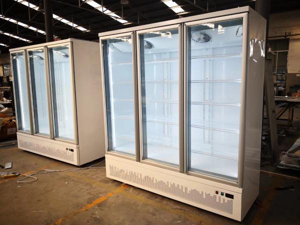 Refrigerador de vidro da porta da bebida 220V refrigerar de ar