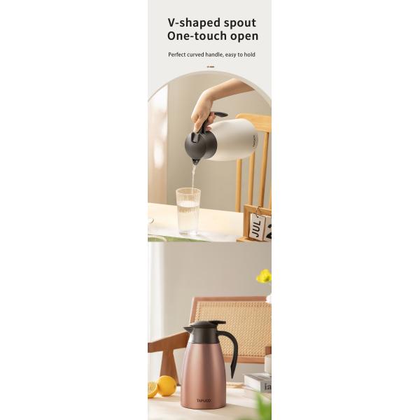 Customized Stainless Steel Vacuum Insulated Hot Water Tank Portable Coffee Pot for Adults
