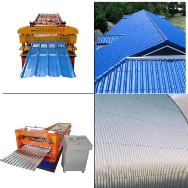Hydraulic Pressure Corrugated Roof Roll Forming Machine Steel Tile Type
