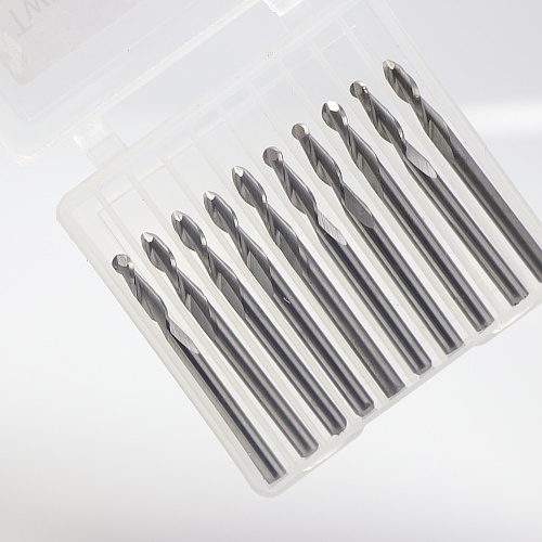 Высокоточный твердый вольфрамовый карбидный конечный мельница для алюминиевого режущего инструмента Долгий срок службы Без покрытия