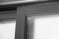 Puerta corredera de aluminio de larga duración para la prevención de humos de petróleo 50 años de vida útil y alta eficiencia energética