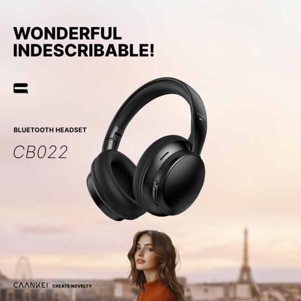 Sweatproof True Wireless Stereo Earphones Over Ear Headphones Noise Cancelling