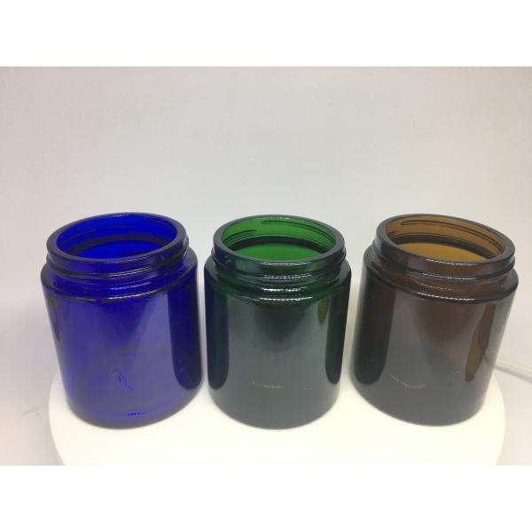 опарник широкого рта 50g 100g косметический упаковывая первоначальный голубой зеленый цвет Амбер