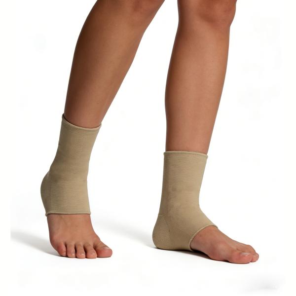 new breathable compression sleeve for ankle support knitted cotton ankle support brace