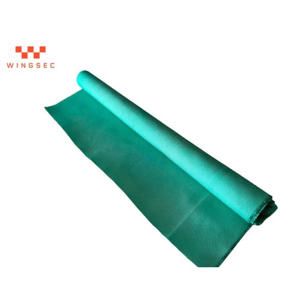 Manta de soldadura de fibra de vidrio recubierta 1100g Rollos de manta ignífuga para soldadura