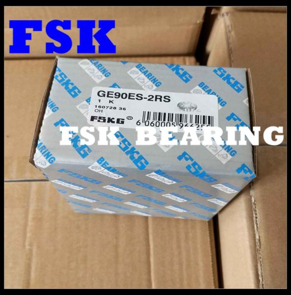 ABEC -5 , GE 90 ES -2RS Radial Spherical Plain Bearing Joint Ball Bearing Wear Resistant