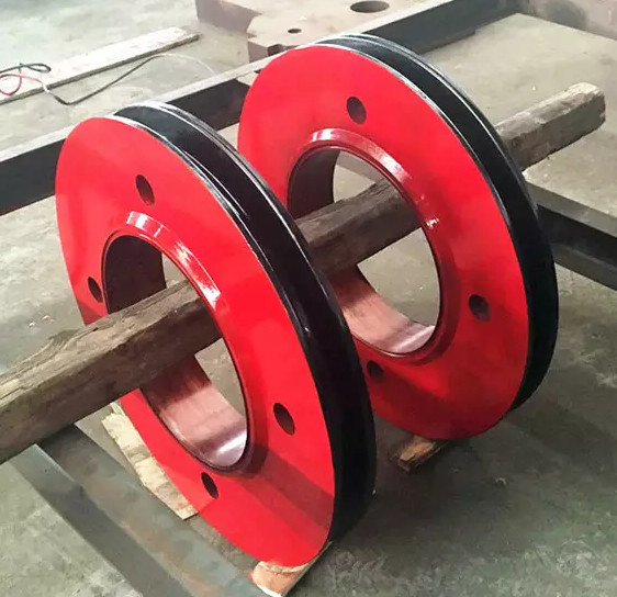 Wire Rope Sheaves Drilling Rig Spare Parts Casting Block Pulley
