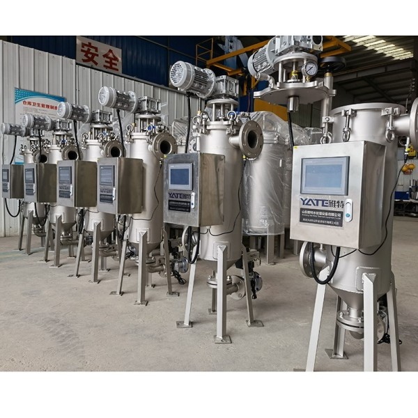 Fully Automatic High Temperature Edible Mixed Oil Stainless Steel Self-cleaning Filter with 304 316 Stainless Steel Housing