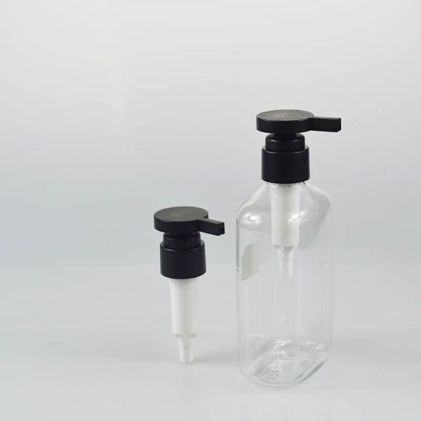 Reciclar preto revestido 304 aço inoxidável Metal plástico shampoo loção bomba de sabão dispensador bomba