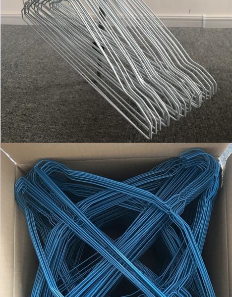 Dry Cleaner 18 Inch 2.2mm Single Tube Clothes Wire Hanger