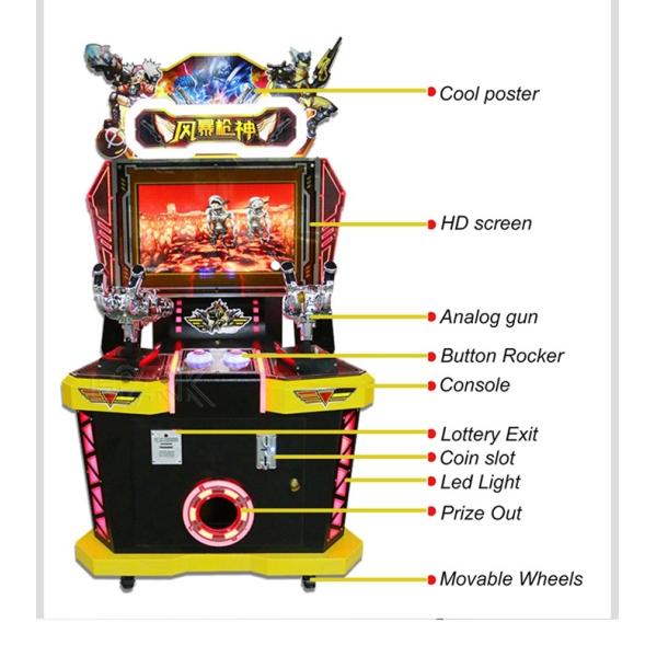 Storm Gun Coin Amusement Arcade Game Machine Storm Gun Games