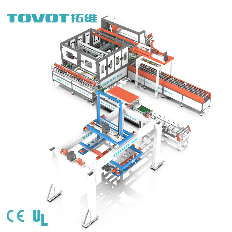 380V Automatic Packaging Machine 480-600box/hour For Flooring Production Line